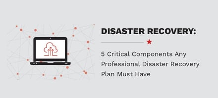 5 Critical Components Any Professional Disaster Recovery Plan Must Have